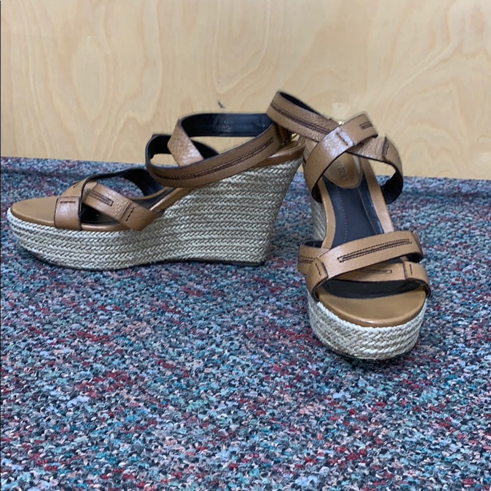 Burberry wedge heels